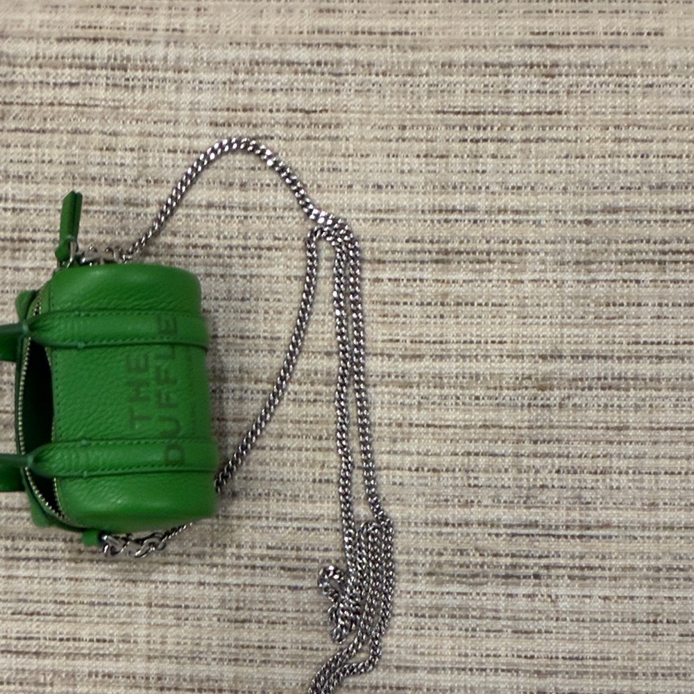 Marc Jacobs Green Leather Women's Mini The Duffle Bag - Picture 11 of 11